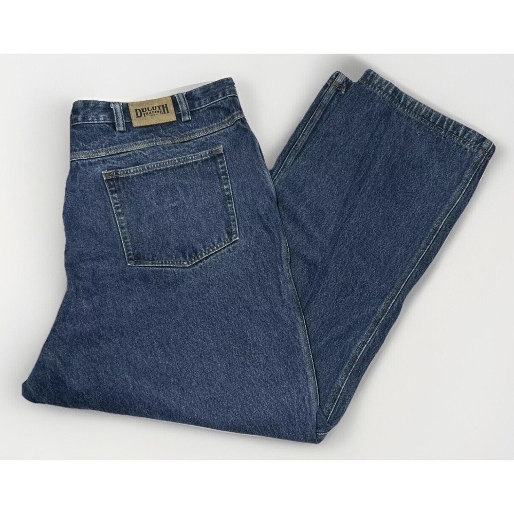 Men's Duluth Trading Blue Jeans Sz 48 No Stains 48x32‎ 100% Cotton